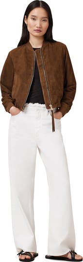 Orten Suede Bomber Jacket