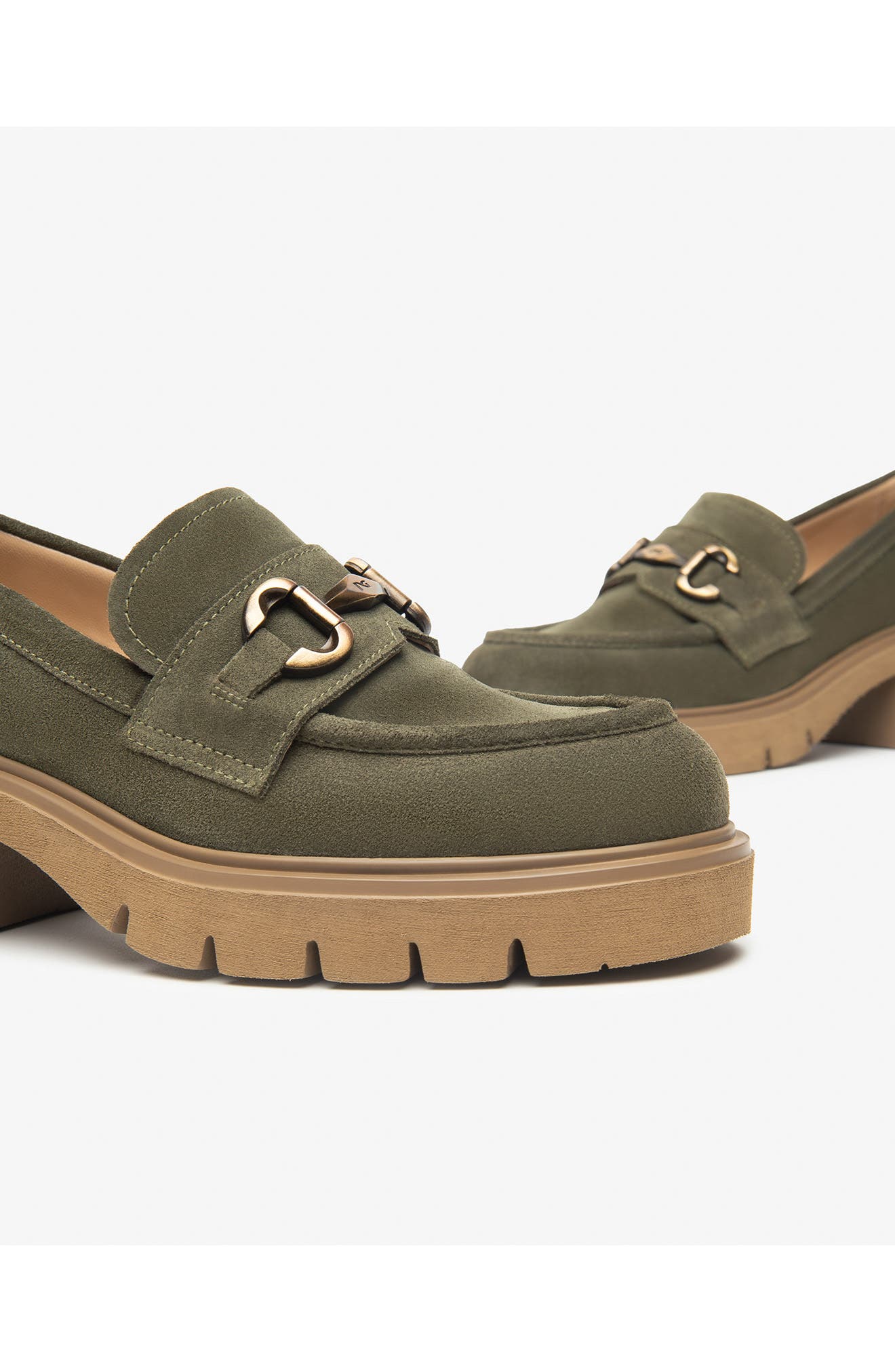 Lug Sole Loafer, Alternate, color, OLIVE