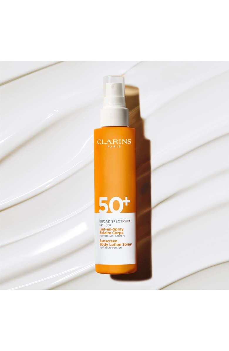 Clarins Body Sunscreen Lotion Spray Broad Spectrum SPF 50+, Alternate, color,
