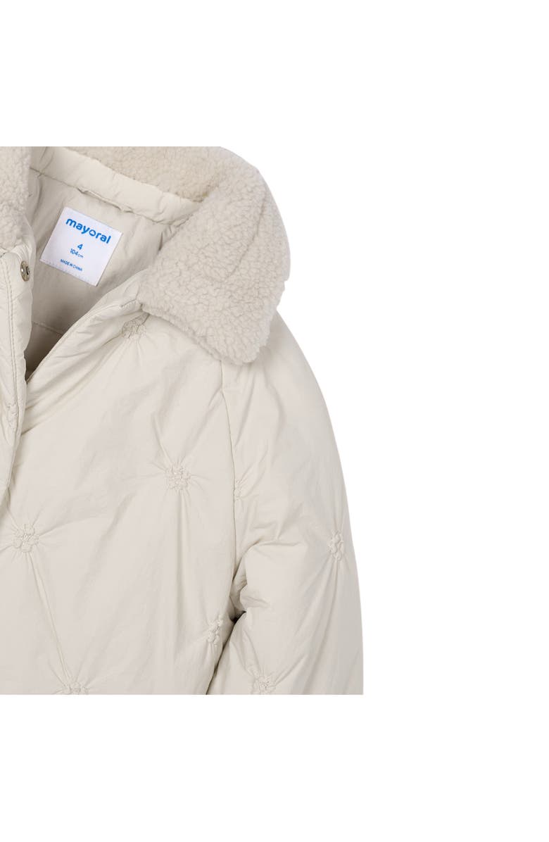 Mayoral Puffer Jacket, Alternate, color, Cream