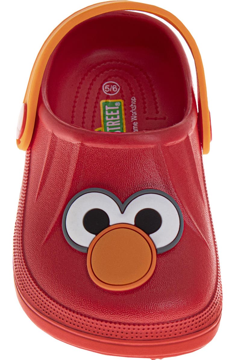 Sesame Street<sup>®</sup> Elmo Character Clogs, Alternate, color, Red