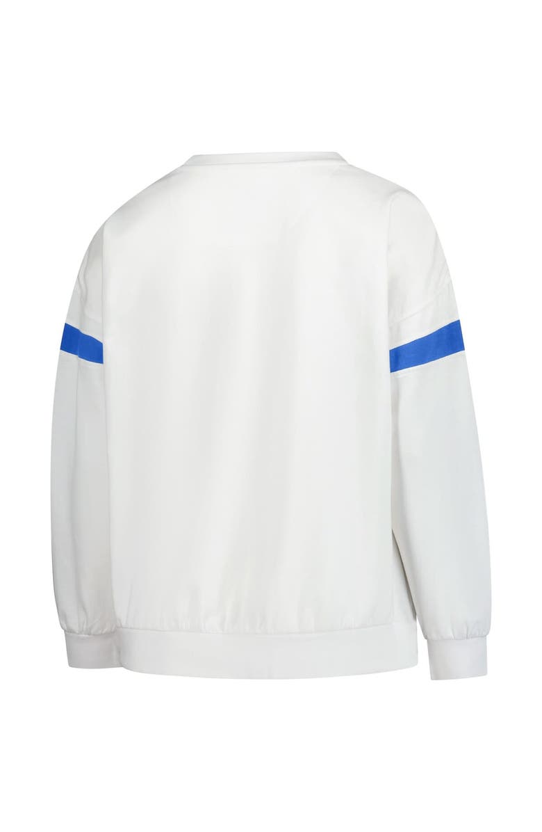 FANATICS Women's Fanatics White Detroit Lions Plus Size Fleece Pullover Sweatshirt, Alternate, color, White
