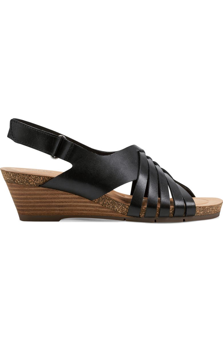 Earth<sup>®</sup> Hartie Slingback Wedge Sandal, Alternate, color,