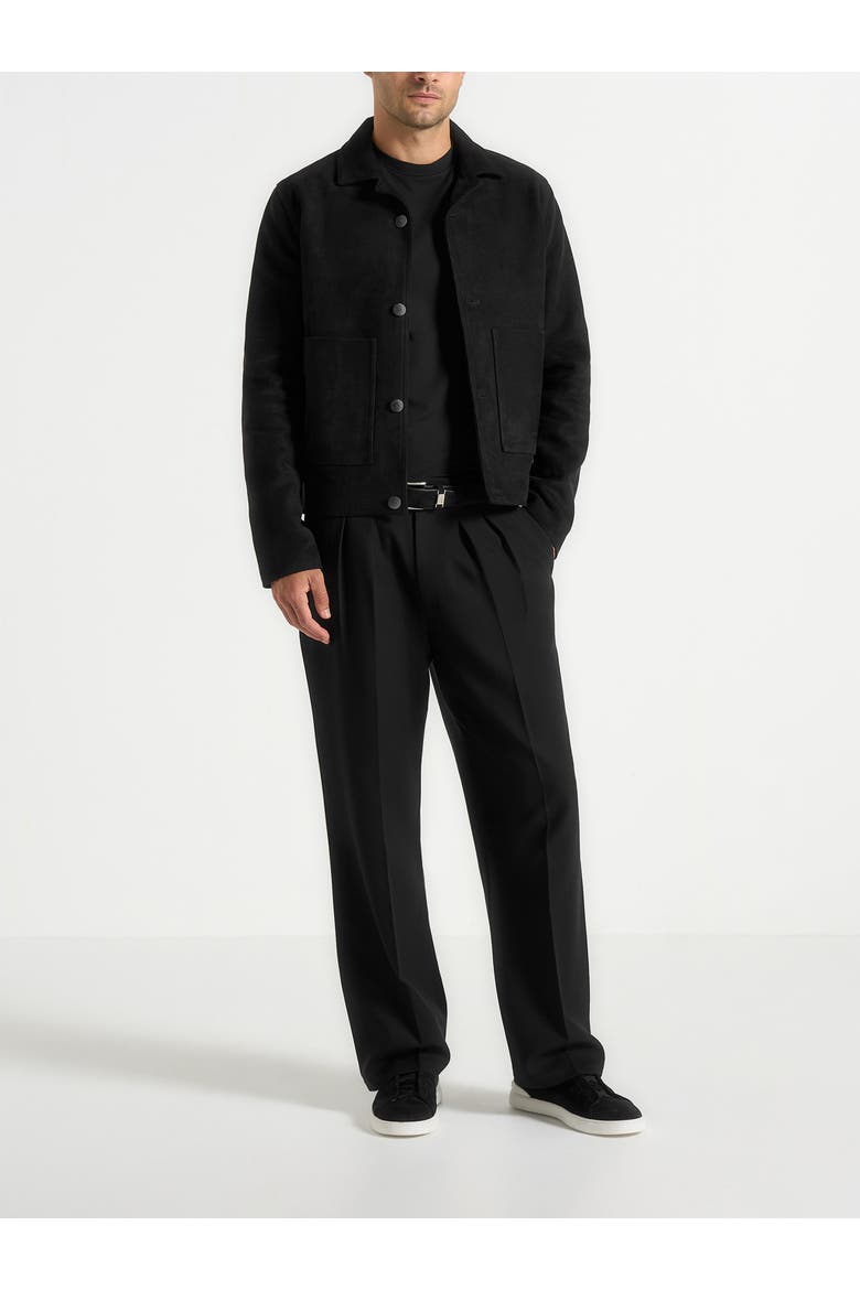 Pierre Pleated Trousers, Alternate, color, Black