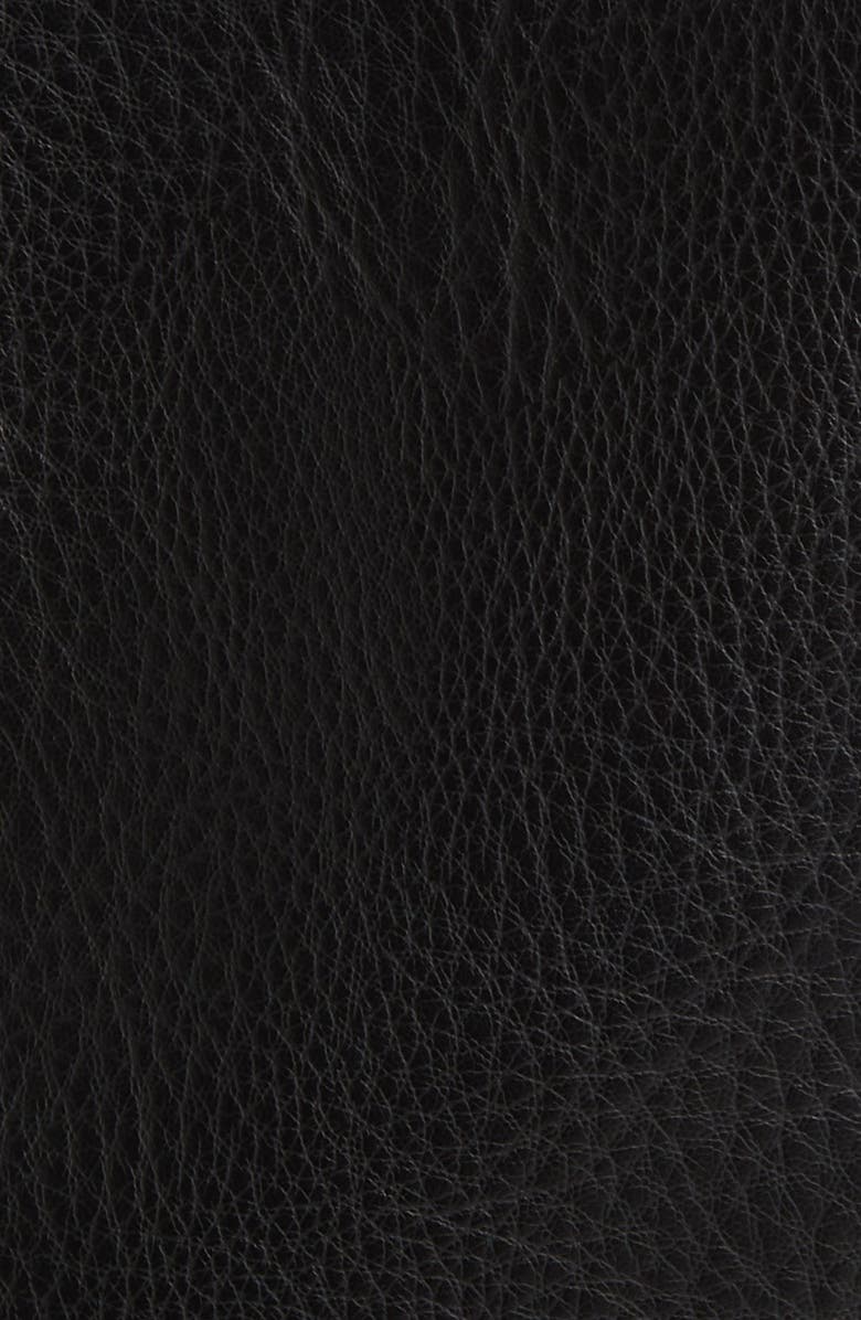 MICHAEL Michael Kors Double Breasted Faux Leather Coat, Alternate, color, 