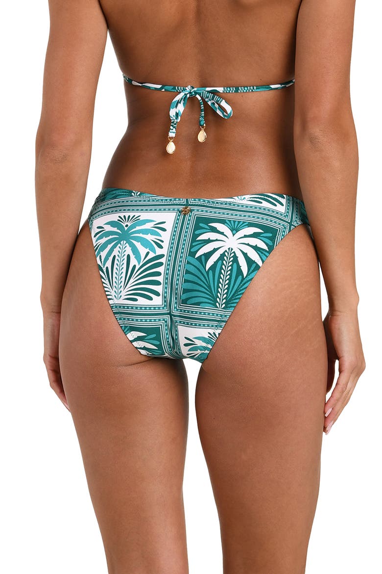 Patchwork Palms Bikini Bottoms, Alternate, color, TURQUOISE