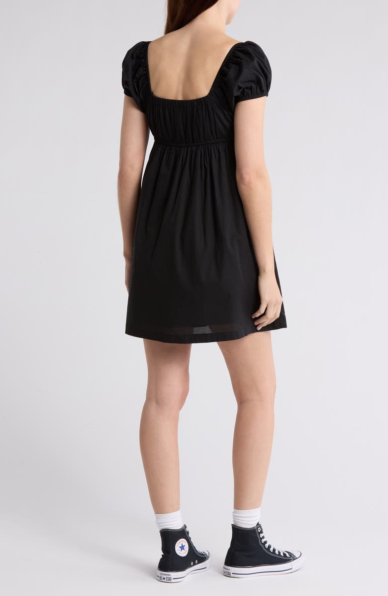 Abound Babydoll Minidress, Alternate, color, Black