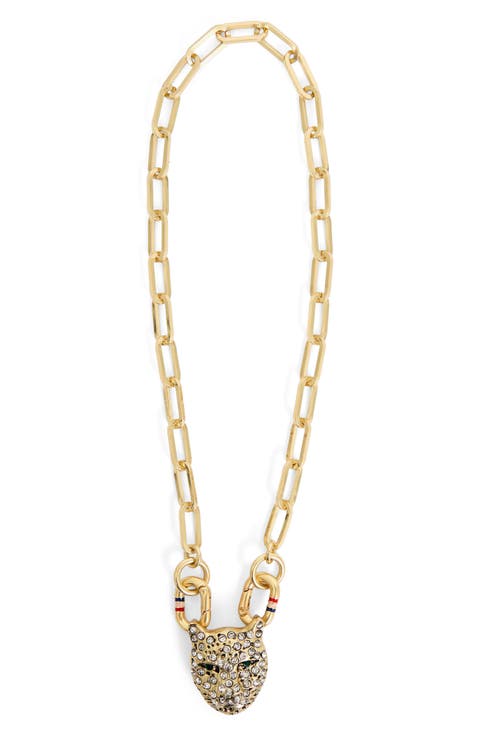 Le Leopard Pendant Necklace
