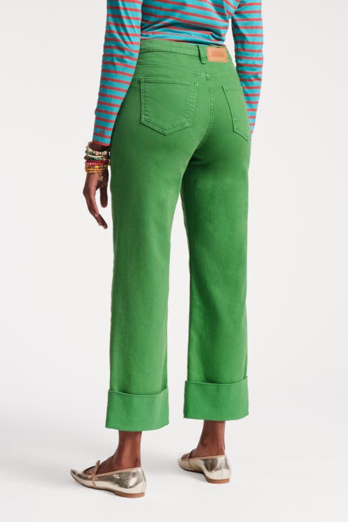 FRANCES VALENTINE FRANCES VALENTINE SMARTY CUFFED JEANS SOLID DENIM 