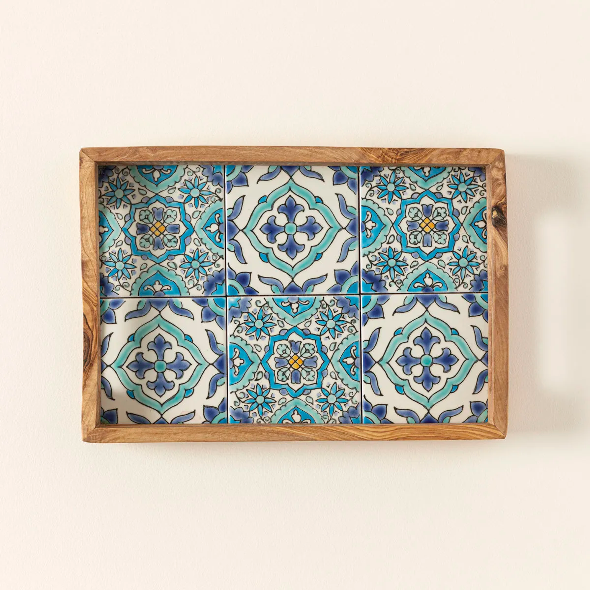 selected Blue / White