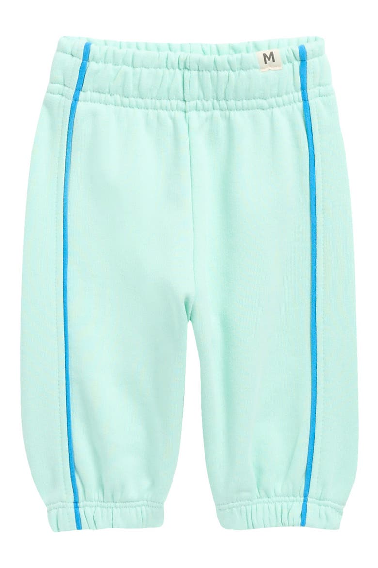 Piping Trim Joggers, Main, color, BLUE GREEN