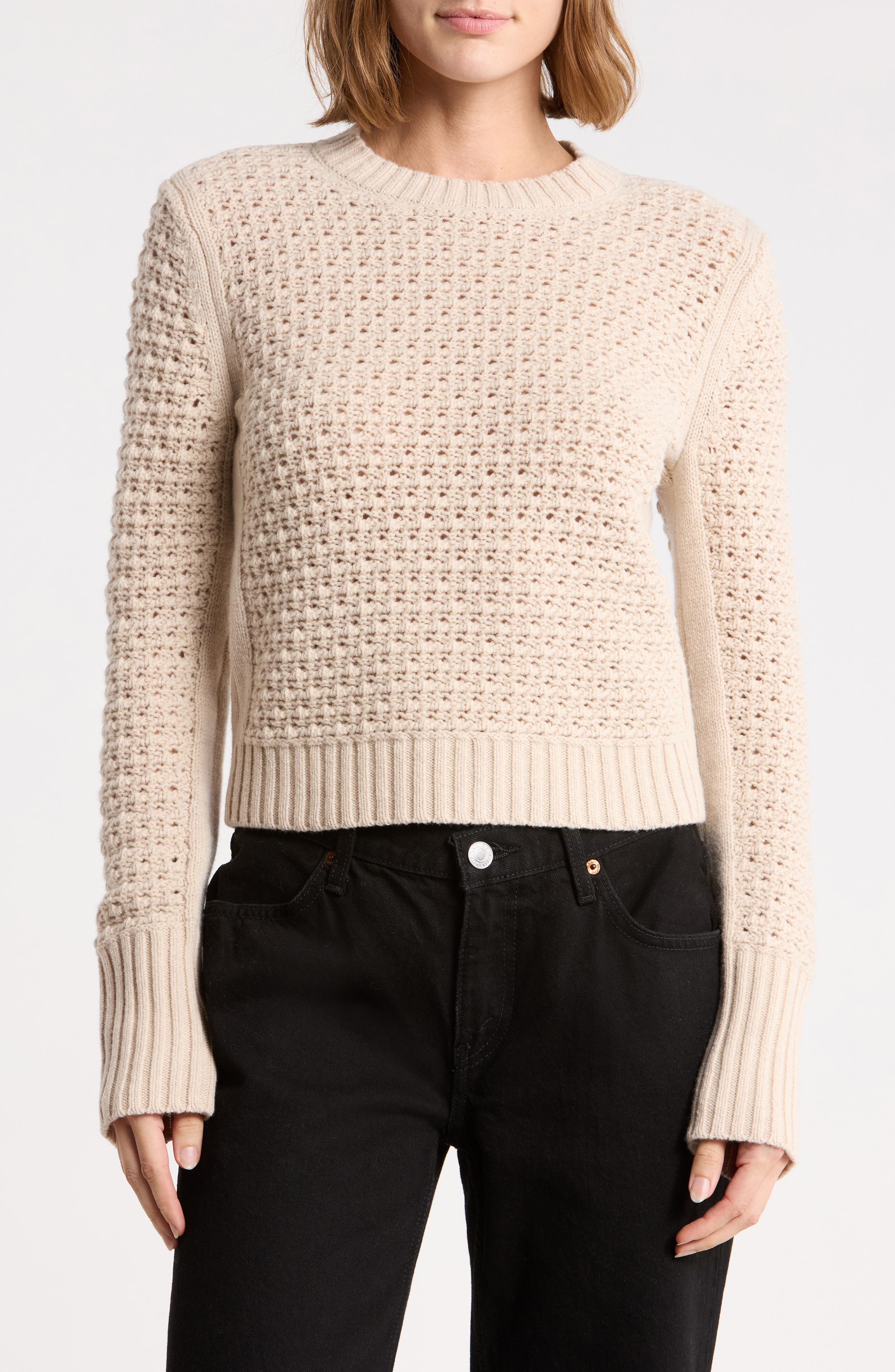 Agatha Open Knit Sweater