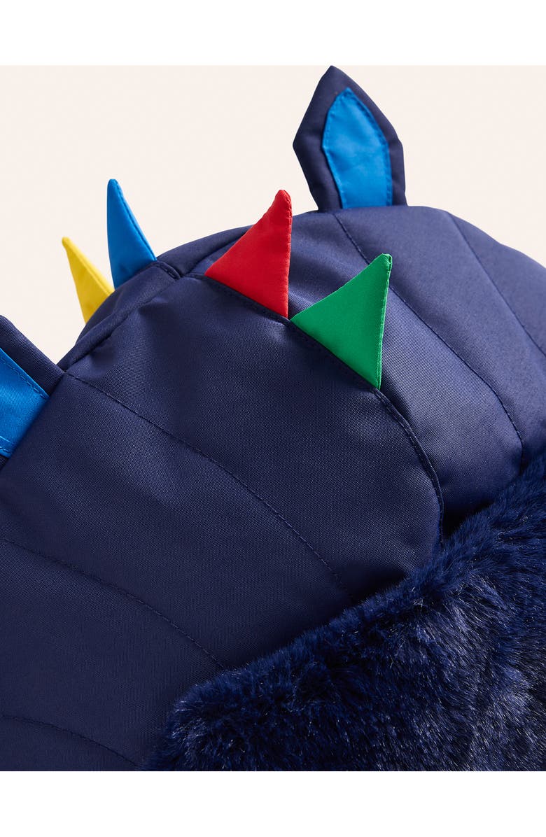 Mini Boden Kids' Faux Fur Lined Trapper Hat, Alternate, color,