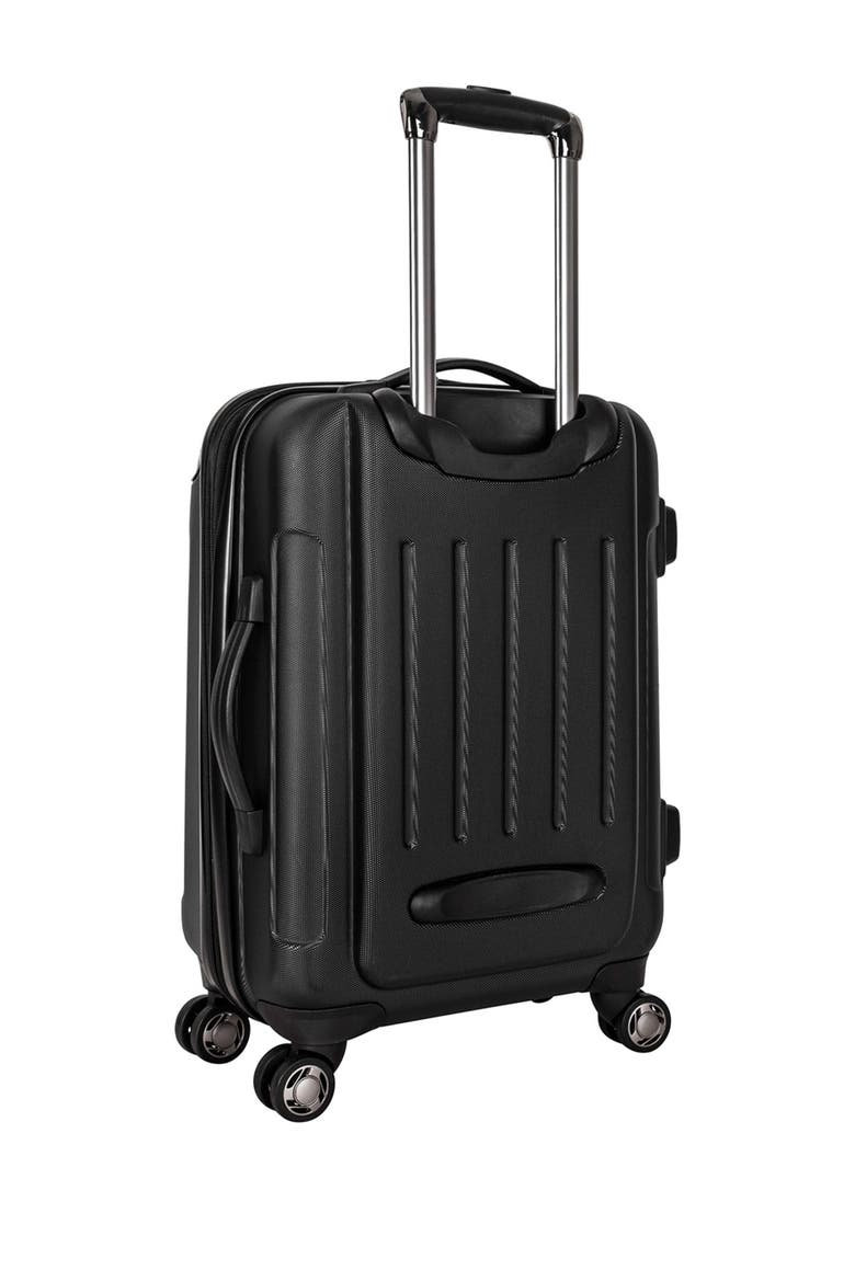 Renegade 3-Piece Lightweight Hardside Expandable Luggage Set, Alternate, color, BLACK