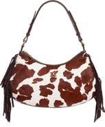 Sam Edelman Nylie Genuine Calf Hair Fringe Shoulder Bag