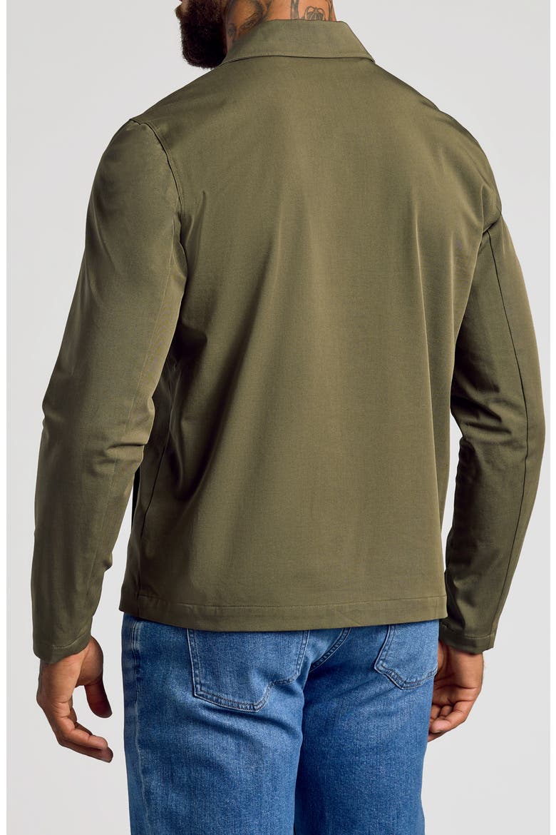 Water Repellent Coach's Jacket, Alternate, color, MILITARYGREEN