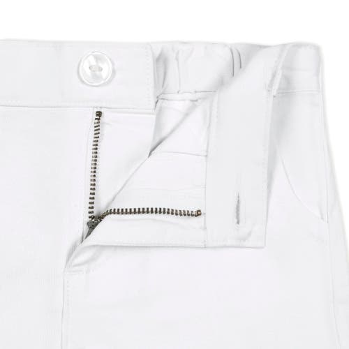 Hope & Henry Girls' Organic Stretch Chino Short, Kids In White