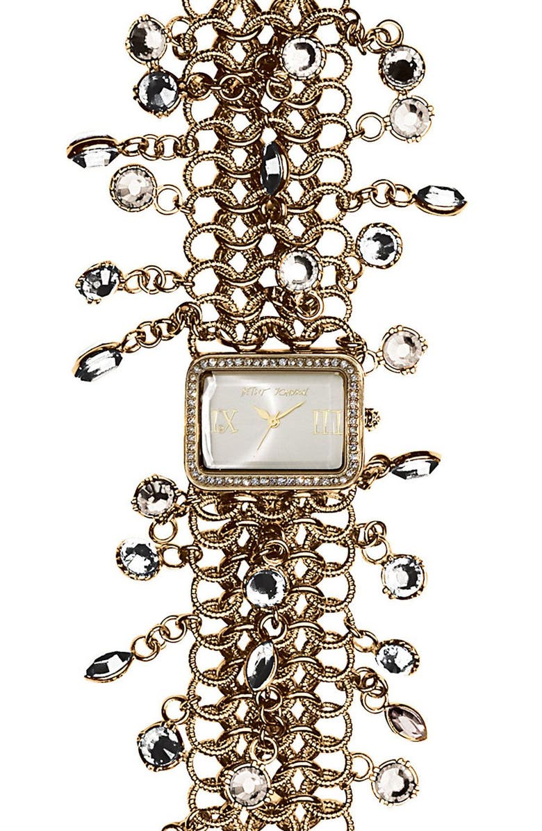 Betsey Johnson Bracelet Watch, Main, color, 