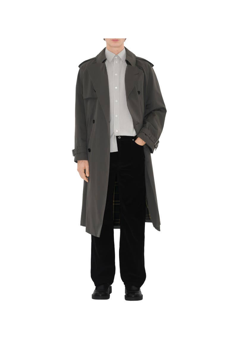 Burberry Striped Silk Shirt, Alternate, color, 