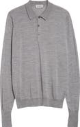 John Smedley Cotswold Wool Polo Sweater