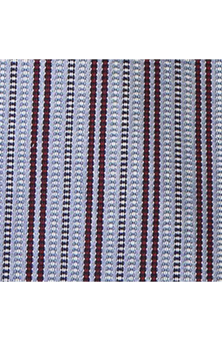 tag Set of 2 Bright Red Dahlia Kitchen Dishtowels Blue Stripe, Alternate, color, Multicolored