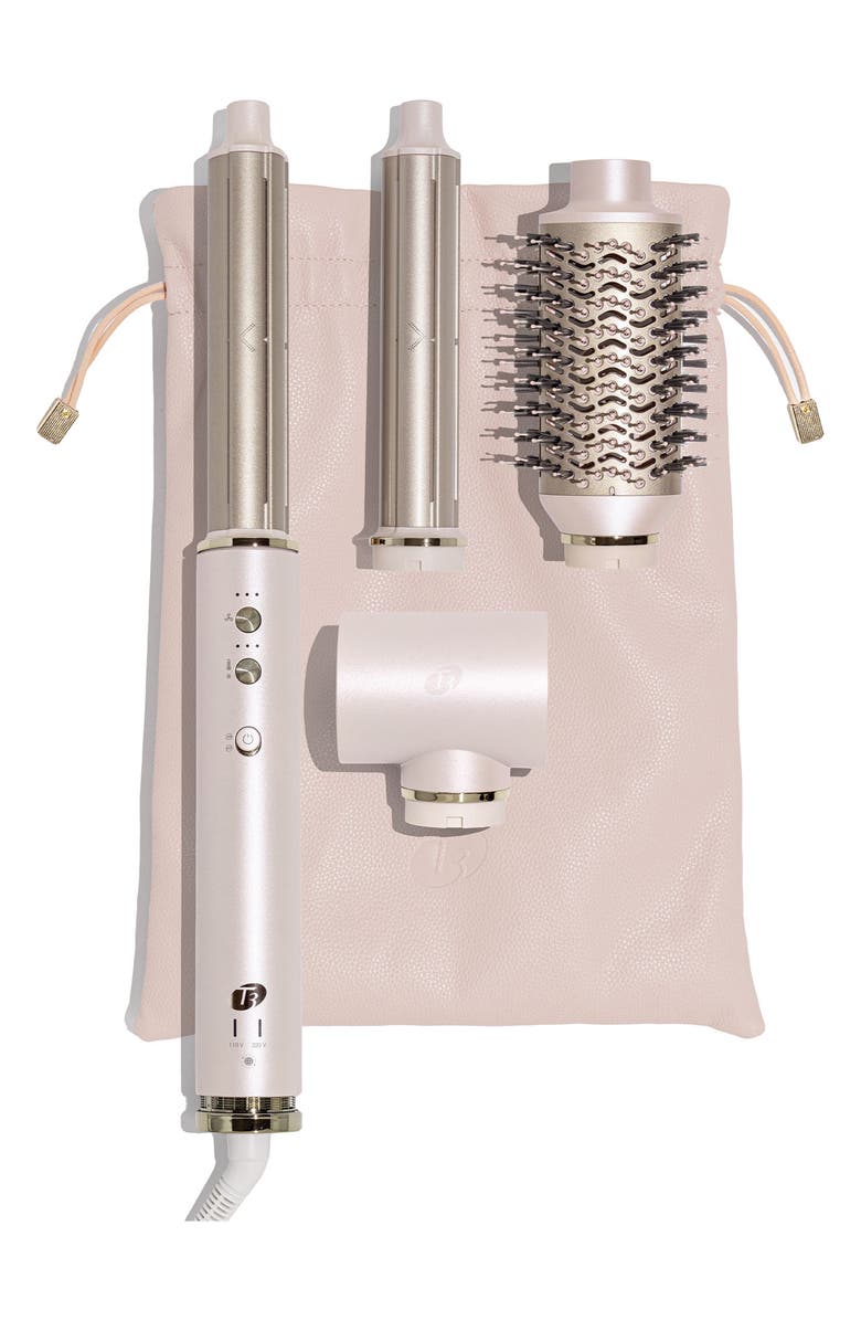 T3 Aire 360 Air Styler Blowout Kit with Dual Voltage & Ceramic Curlign Attachments, Alternate, color, 