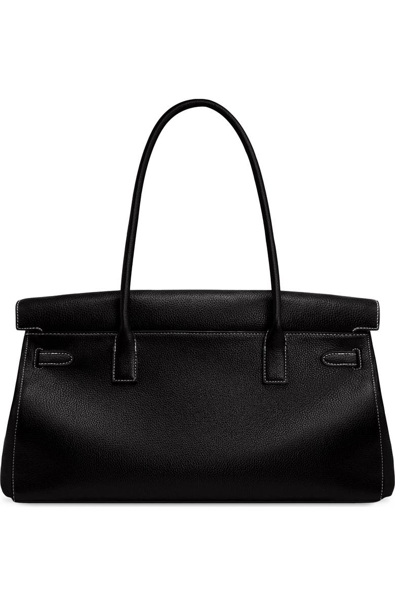 JW PEI Large Yara Faux Leather Shoulder Bag, Alternate, color, Black