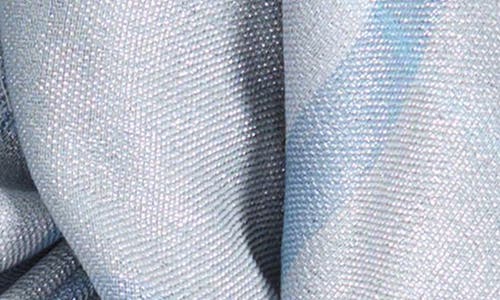 BURBERRY BURBERRY METALLIC WOOL & SILK SCARF