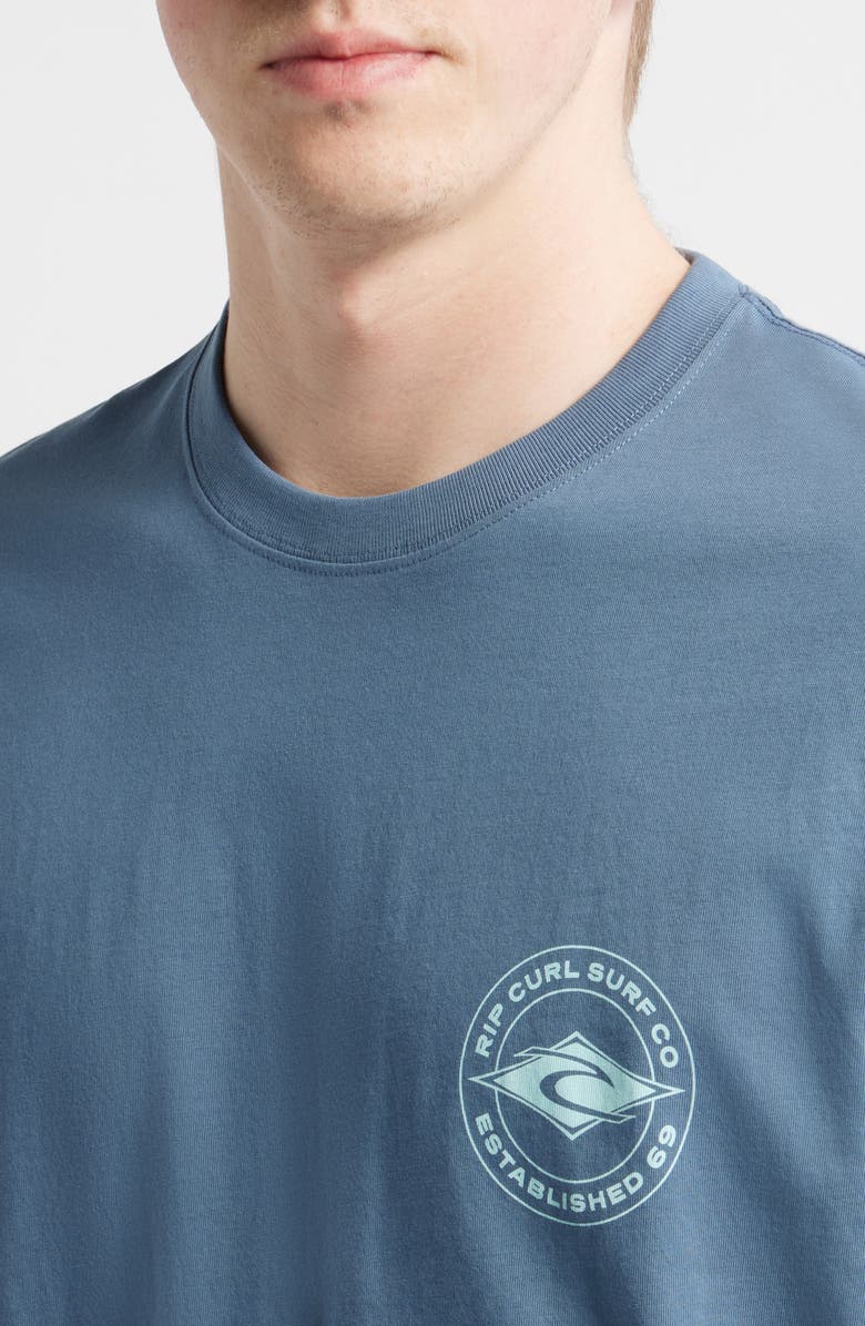 Rip Curl Logo Graphic T-Shirt, Alternate, color, Bluefin