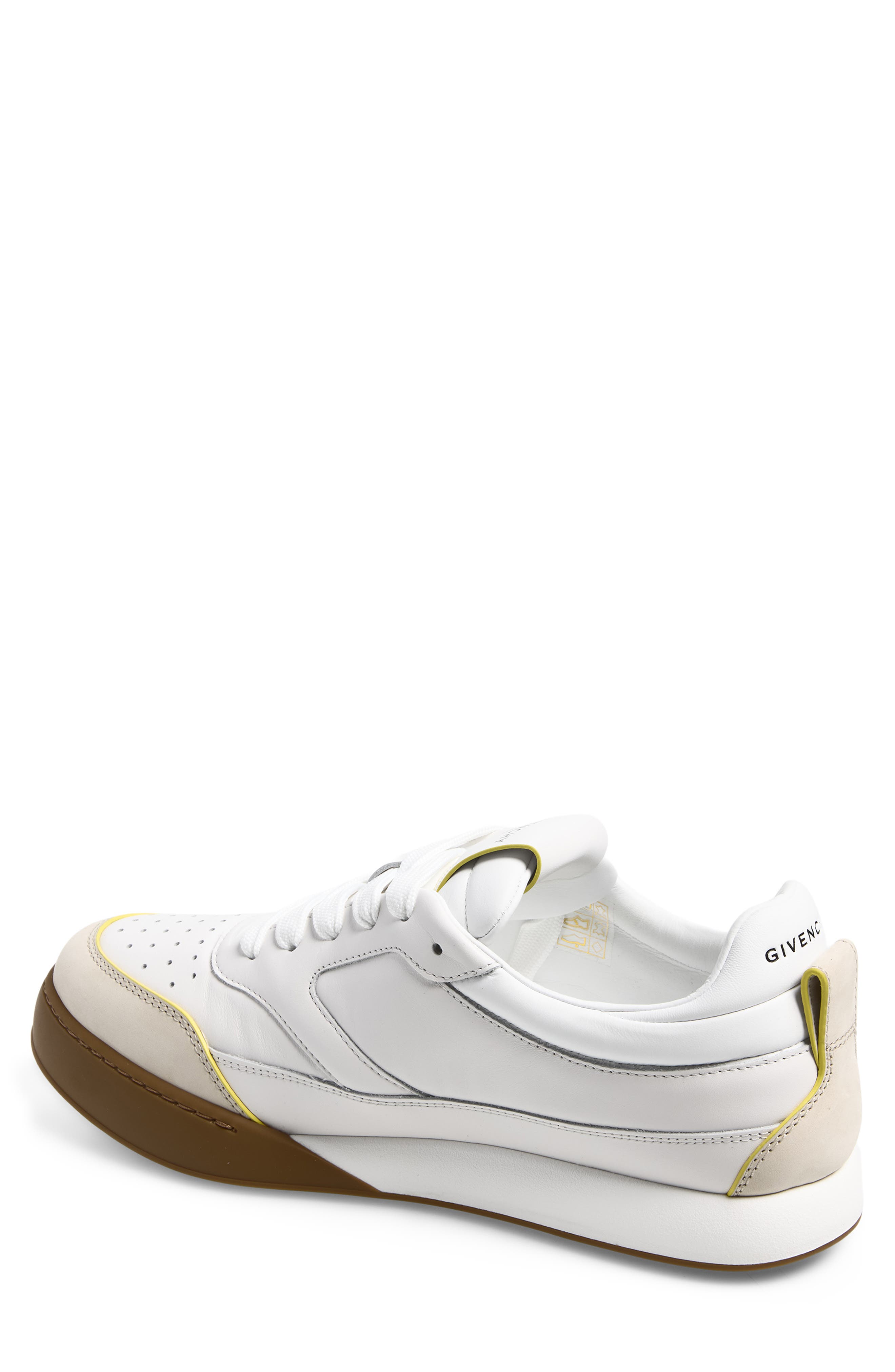 Yard Court Sneaker, Alternate, color, WHITE/ YELLOW