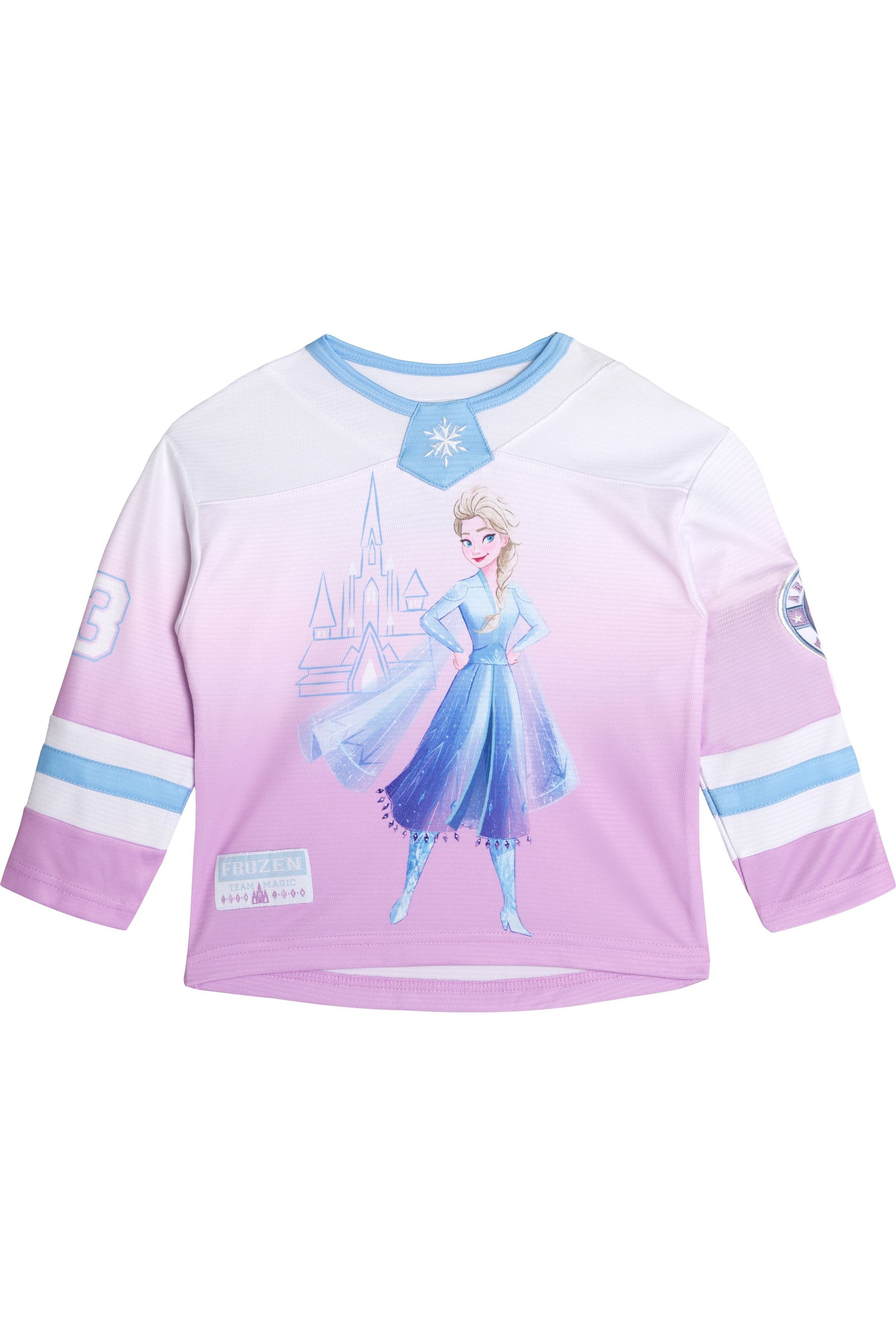 Pyamas Elsa Disney Frozen Queen Elsa Hockey Jersey (toddler, Little Kid & Big Kid ...