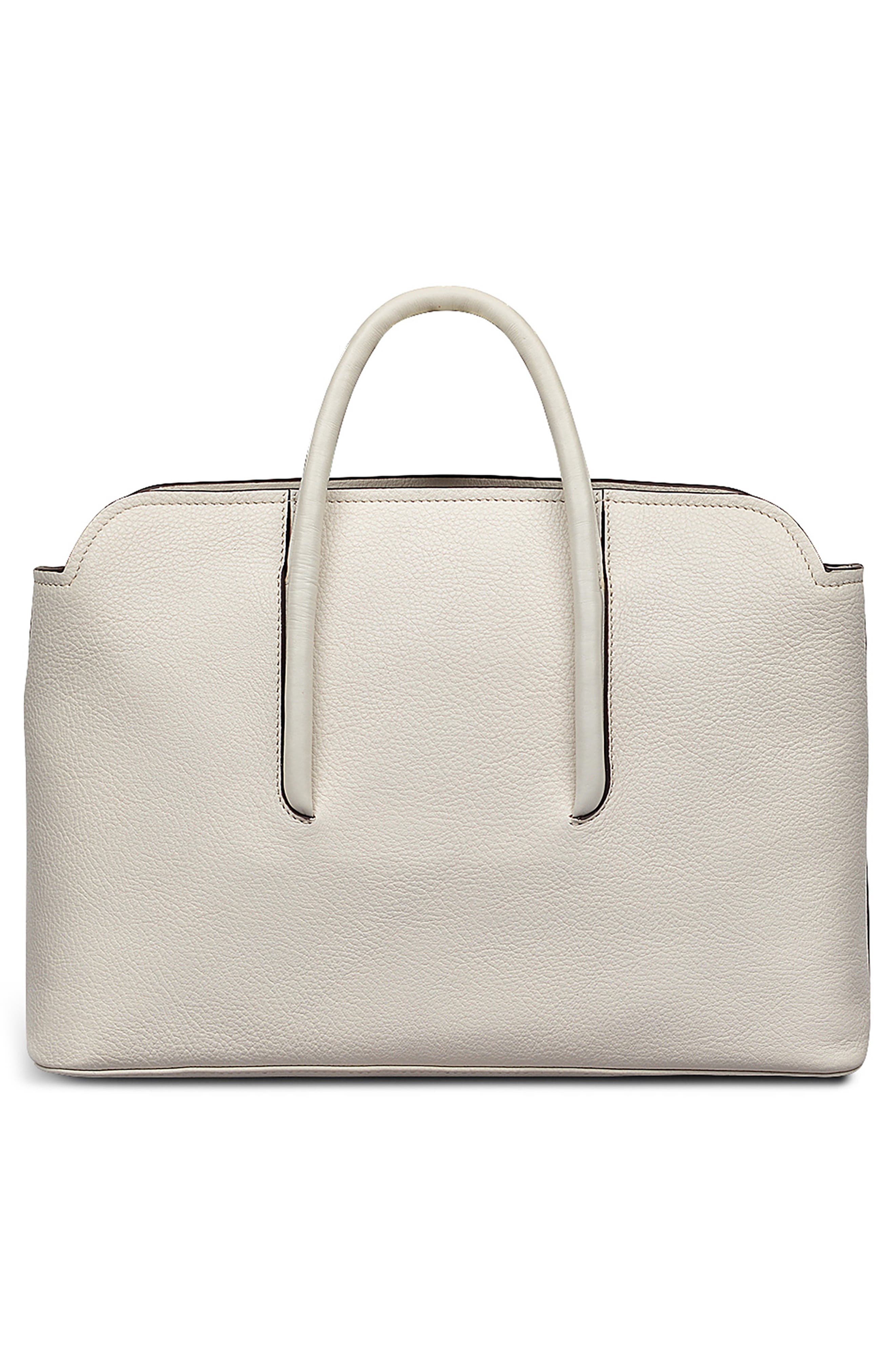 Radley Grainer Way Medium Satchel, Alternate, color, Chalk