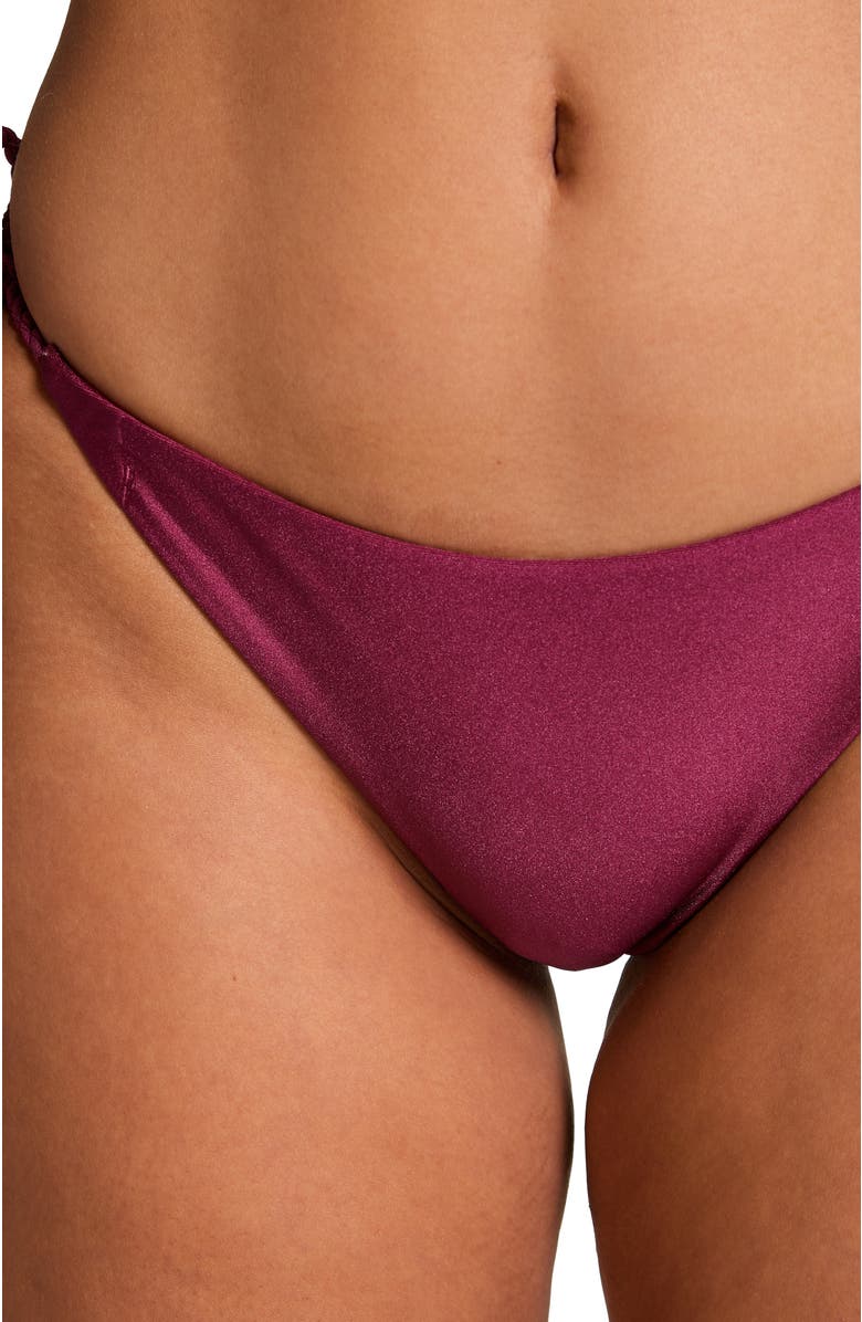 Hunkemöller Marrakech Cheeky Bikini Bottom, Alternate, color, Beaujolais