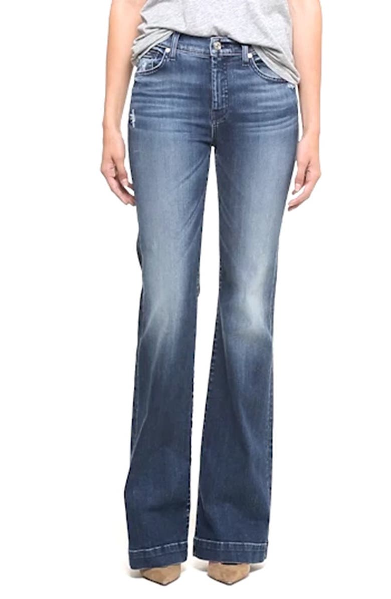 7 For All Mankind <sup>®</sup> b(air) Tailorless Dojo Wide Leg Jeans, Alternate, color,