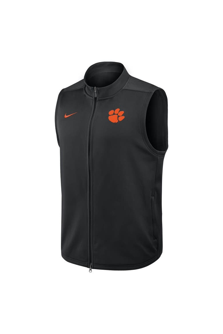 Men's Nike Black Clemson Tigers Primetime Victory Performance Full-Zip Vest, Alternate, color, Black