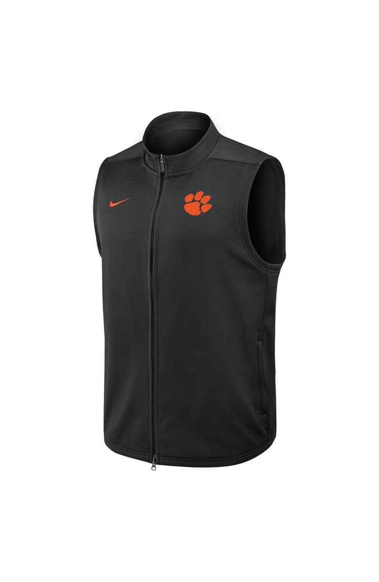 Nike Men's Nike Black Clemson Tigers Primetime Victory Performance Full-Zip Vest, Alternate, color, Black