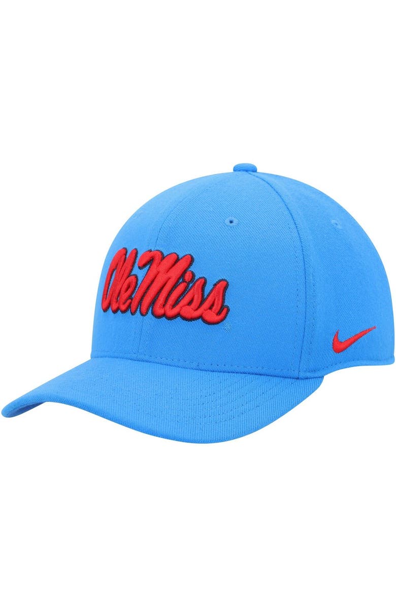 Nike Men's Nike Powder Blue Ole Miss Rebels Classic99 Swoosh Performance Flex Hat, Main, color, 