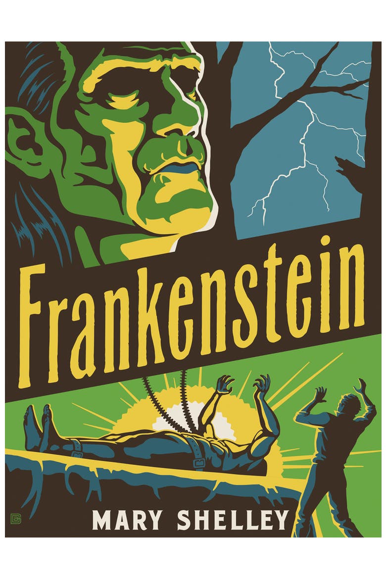 Frankenstein 300 Piece Jigsaw Puzzle, Alternate, color, Multicolor