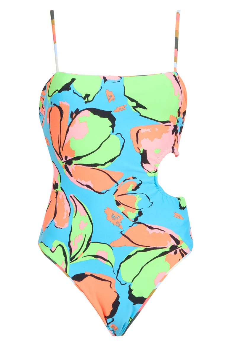 Ann Reversible One-Piece Swimsuit, Alternate, color, ORANGE