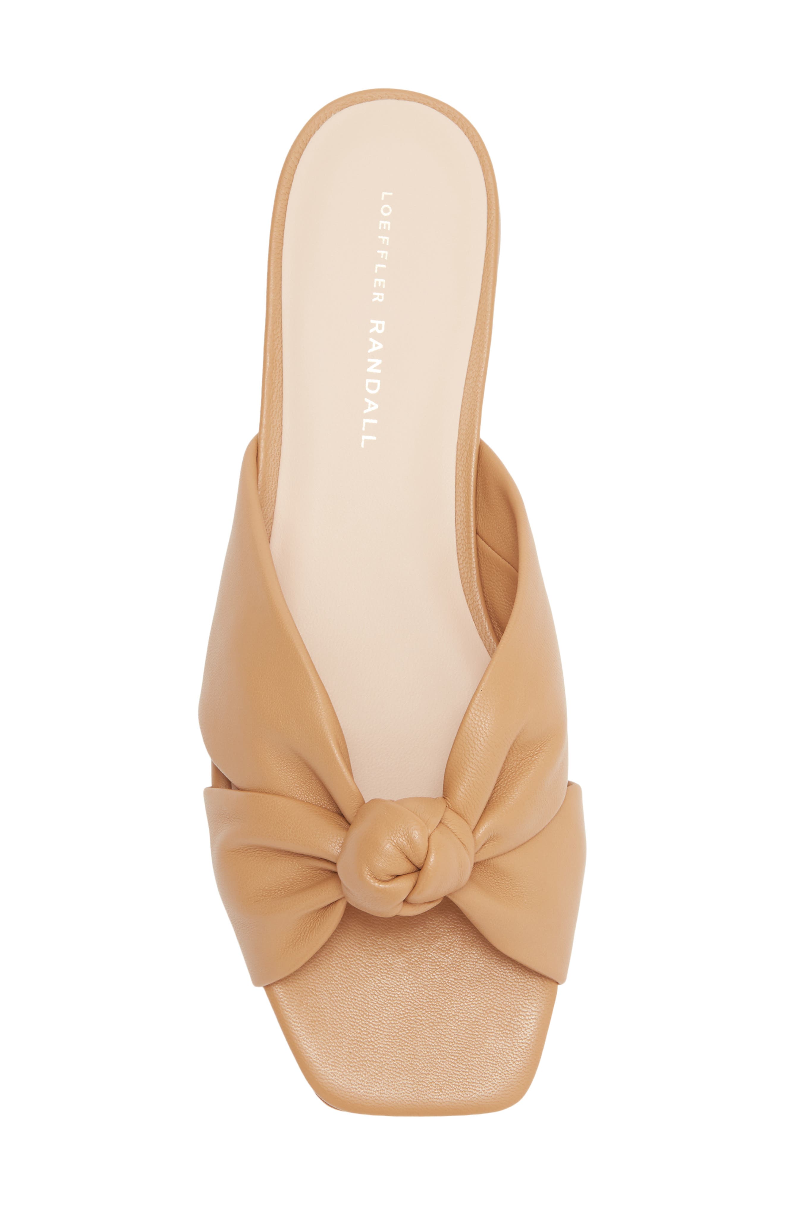 Claudette Mignon Knot Slide Sandal, Alternate, color, DUNE