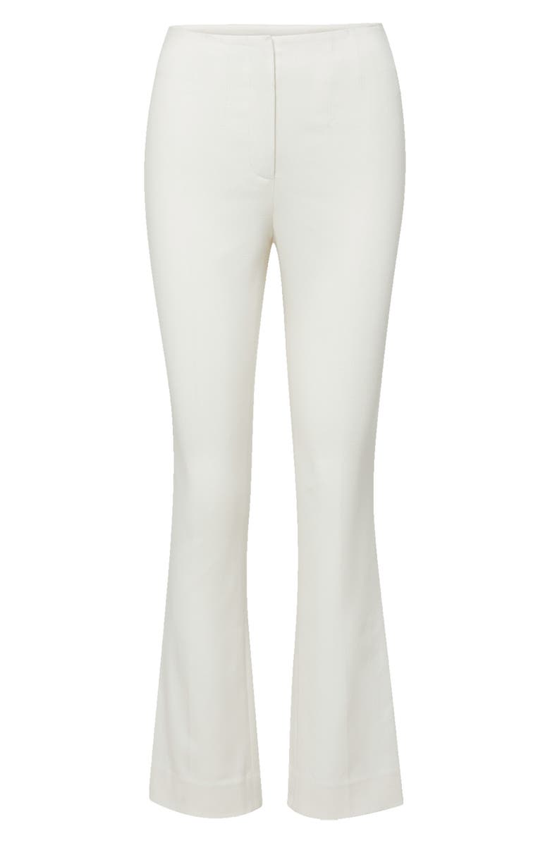 Veronica Beard Althea Crop Stretch Cotton Pants, Alternate, color, Dove