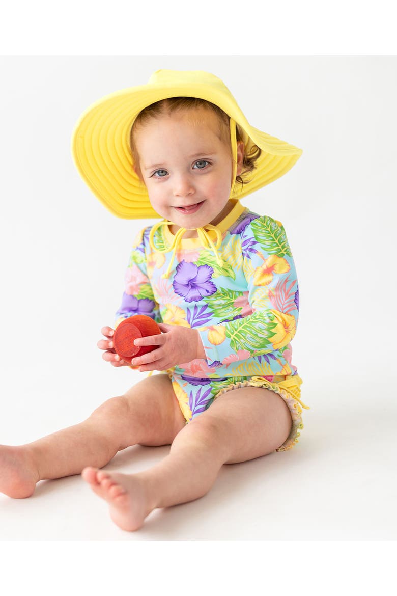 UPF50 Sun Protected Swim Hat, Alternate, color, Banana
