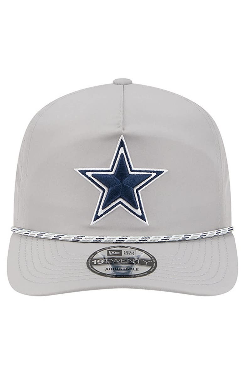 New Era Men's New Era Gray Dallas Cowboys Rope 19TWENTY Hat, Alternate, color, Silver