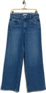 PAIGE Sasha Seamed Pockets High Waist Wide Leg Jeans