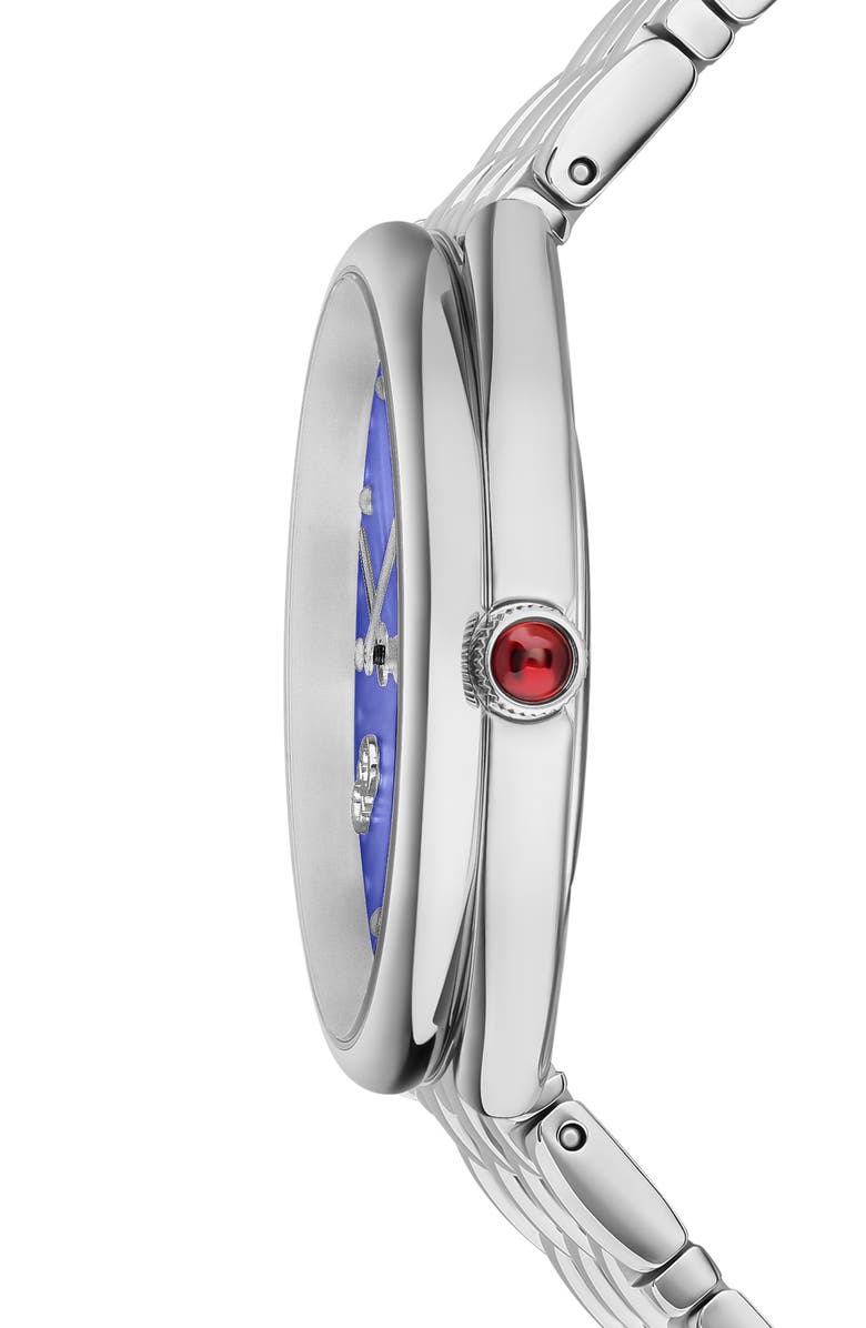 FERRAGAMO Cuir Bracelet Watch, 34mm, Alternate, color, Stainless Steel