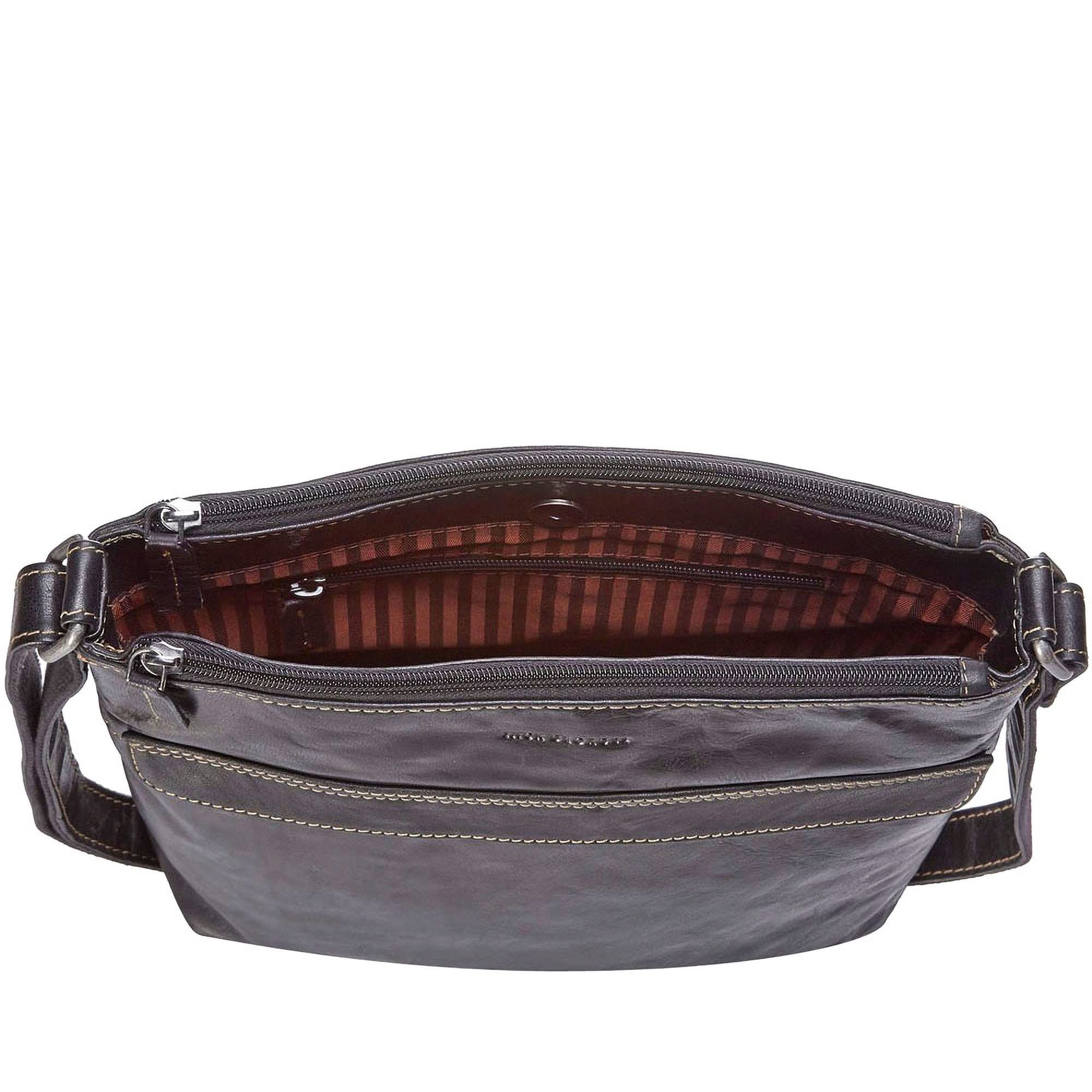 Voyager Zippered Crossbody Hobo Bag, Alternate, color, Black