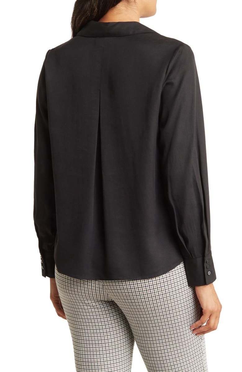 ELIE ELIE TAHARI Long Sleeve Blouse, Alternate, color, 
