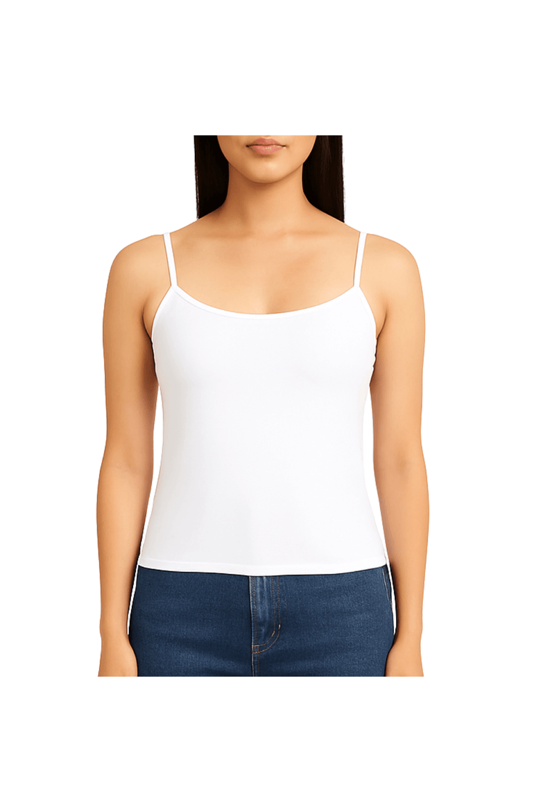 Luna Cotton Cami 2-Pack, Alternate, color, Buff and White