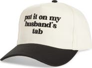 David & Young Put it on Husband's Tab Cotton Baseball Cap