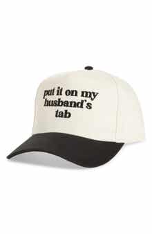 David & Young Put it on Husband's Tab Cotton Baseball Cap